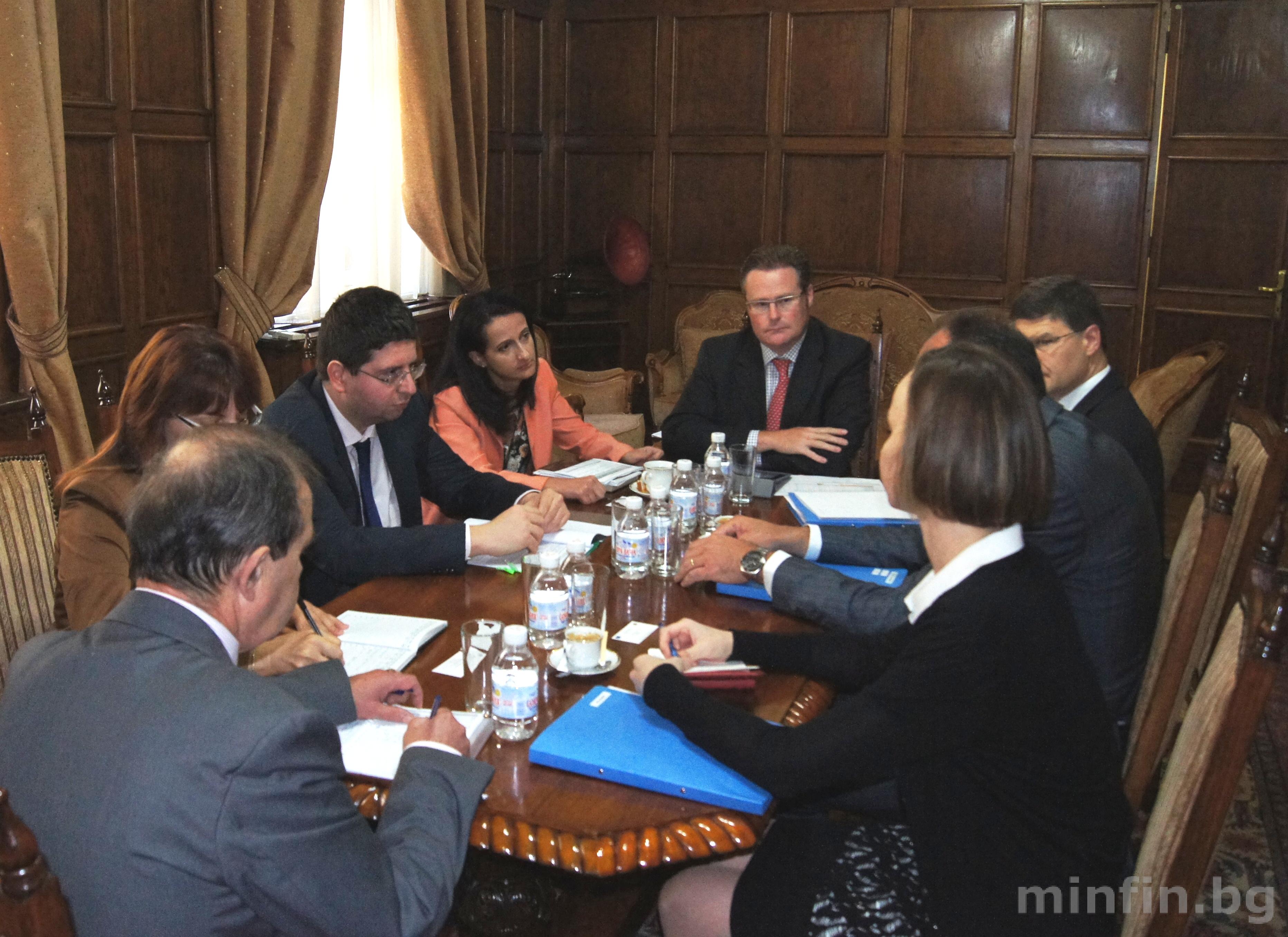 MINISTER OF FINANCE PETAR CHOBANOV HAS MET WITH EIB DELEGATION