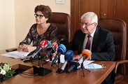 Press-conference of the Minister of Finance Kiril Ananiev and Deputy Minister of Finance Marinela Petrova