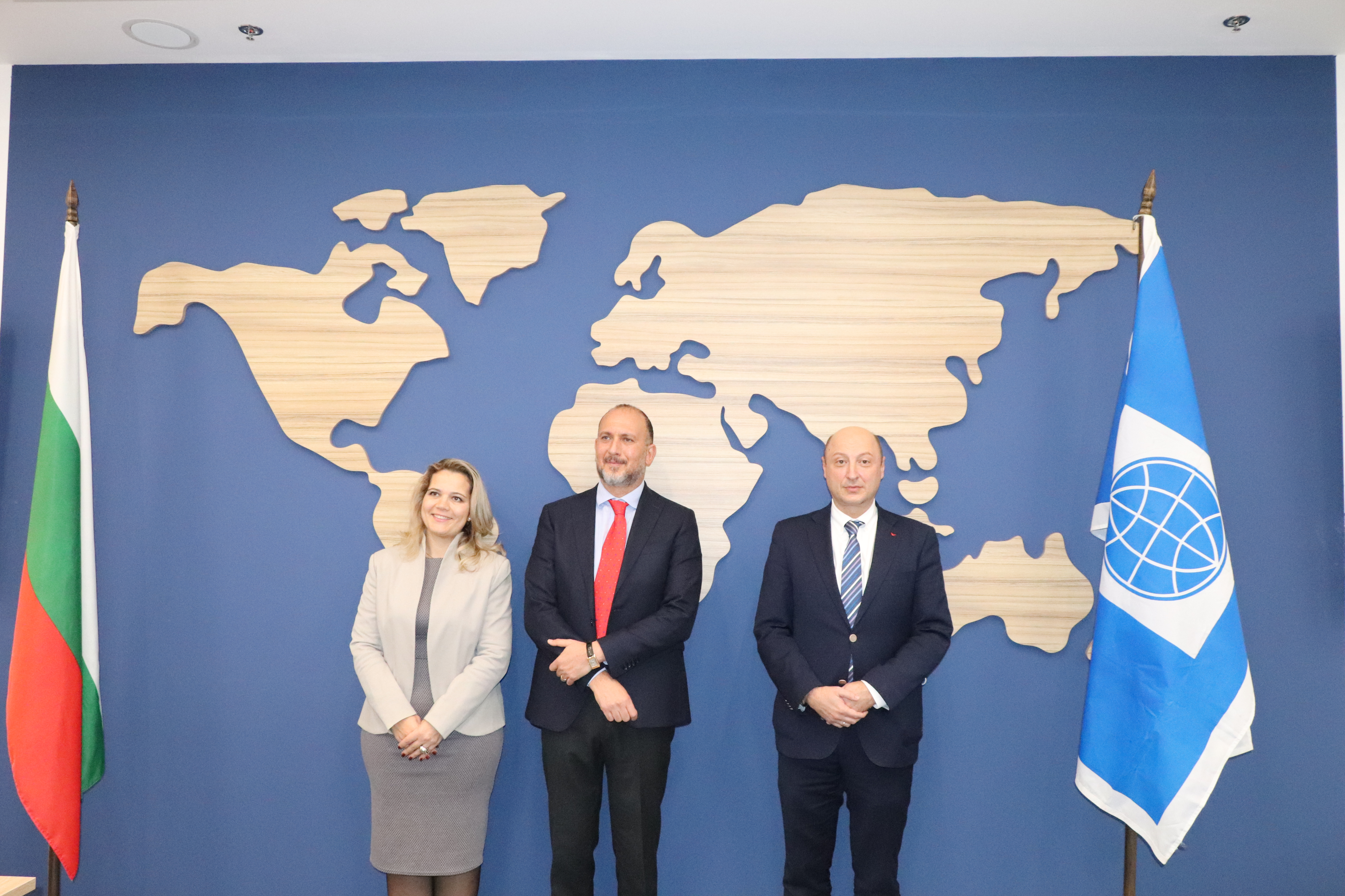 Minister Valery Beltchev, Deputy Minister Monika Dimitrova-Beecher,  Fabrizio Zarcone - World Bank Country Manager for Bulgaria, the Czech Republic and Slovakia.