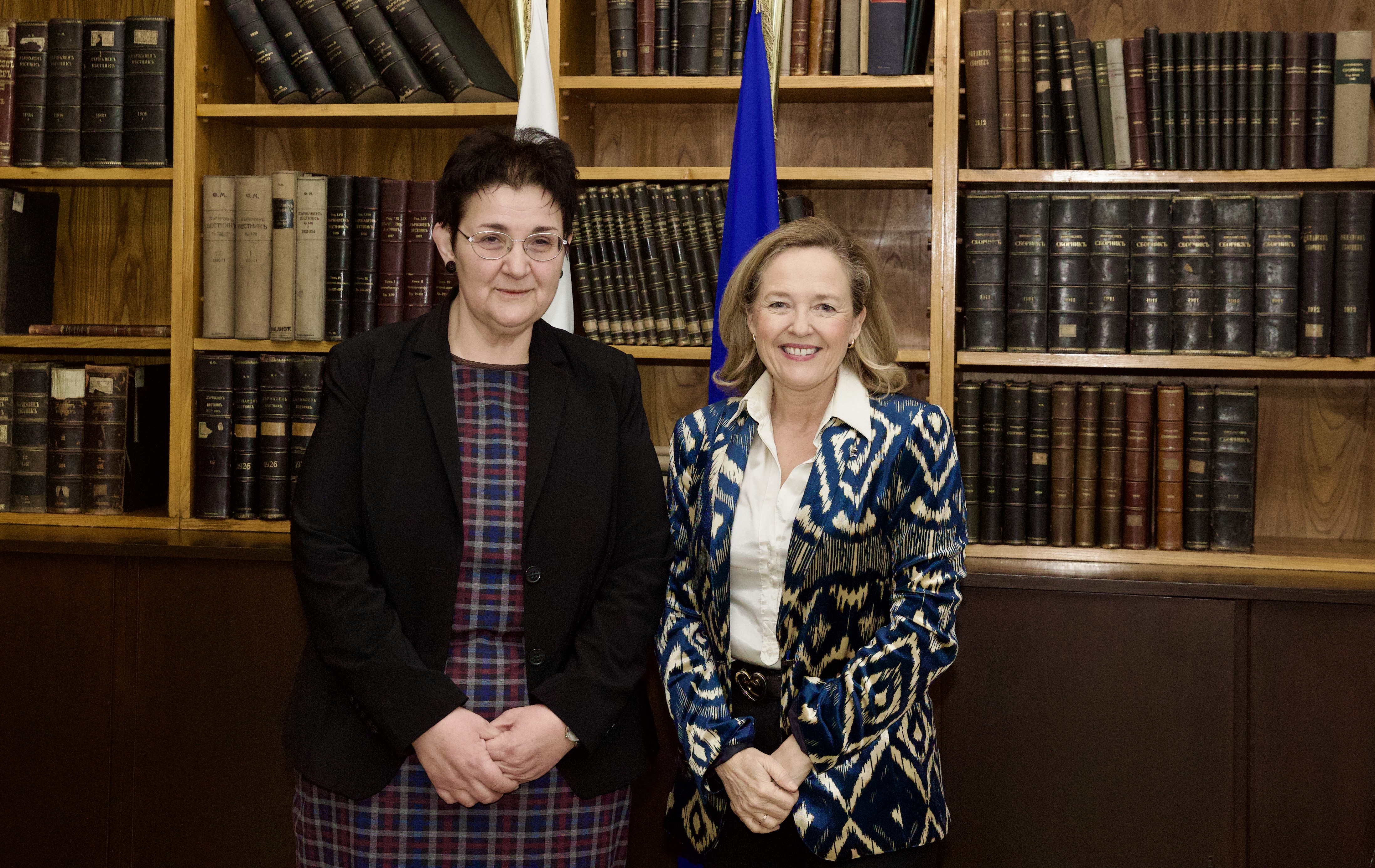 Meeting between the Deputy Prime Minister Lyudmila Petkova met with the President of the European Investment Bank (EIB) Nadia Calviño